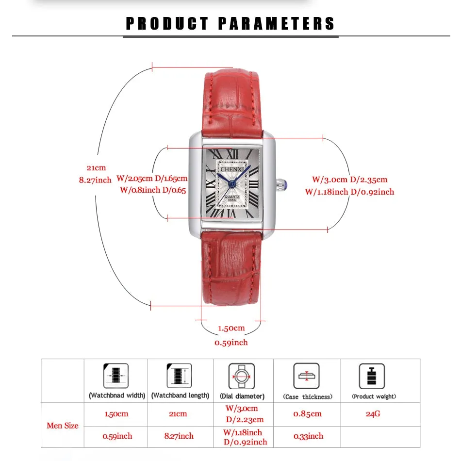 CHENXI Watch Women Elegant Luxury Fashion Watches Quartz Clock Female Retro Leather Women&#39;s Wrist Watches Relogio Feminino
