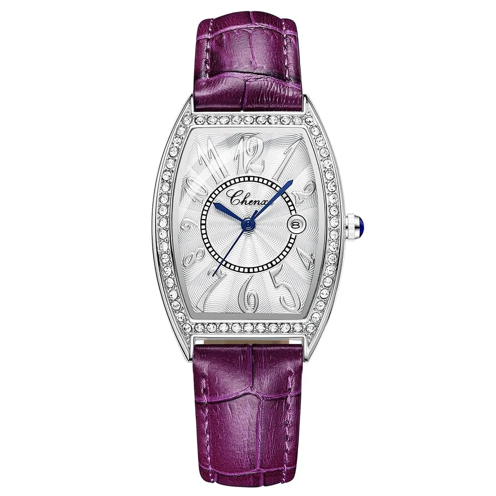 CHENXI Women Watches Fashion Elegant Woman Calendar RoseGold Watch Casual Waterproof Leather Quartz WristWatch For Women&#39;s Clock
