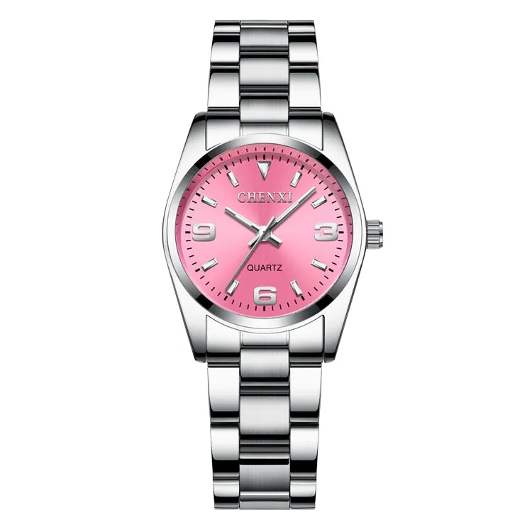 CHENXI Women Watches Ladies Fashion Luxury Brand Dress Wristwatches Quartz Analog Watch Clock for Woman Elegant Relogio Feminino