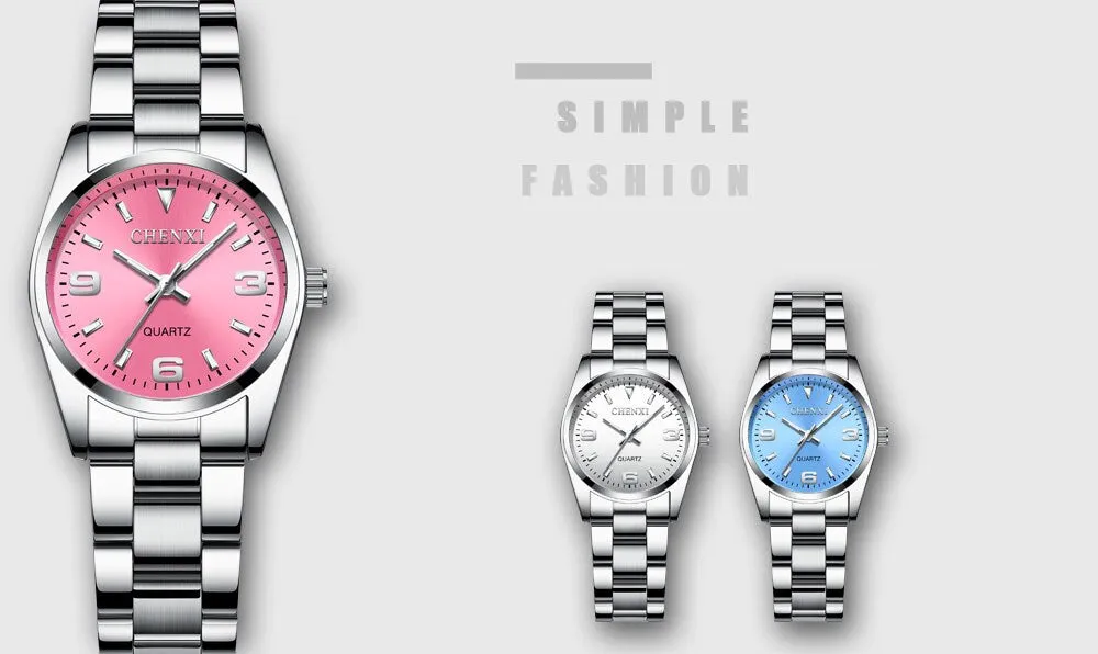 CHENXI Women Watches Ladies Fashion Luxury Brand Dress Wristwatches Quartz Analog Watch Clock for Woman Elegant Relogio Feminino
