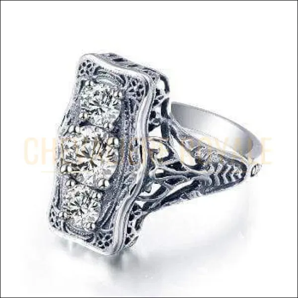 Chevalière pour femme argent pierre zircon la pièce maîtresse