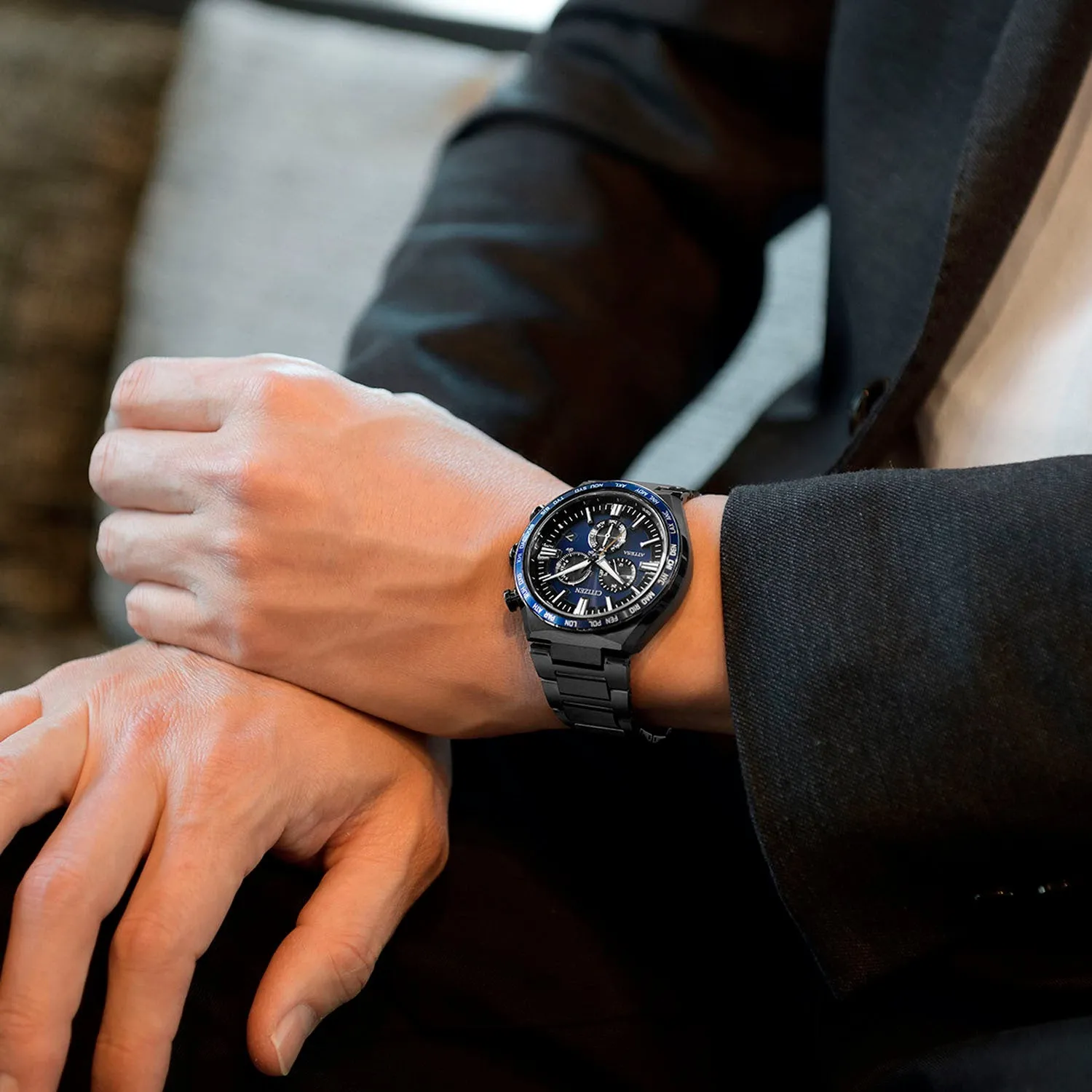 Citizen Attesa Titanium Eco-Drive – CB5967-66L