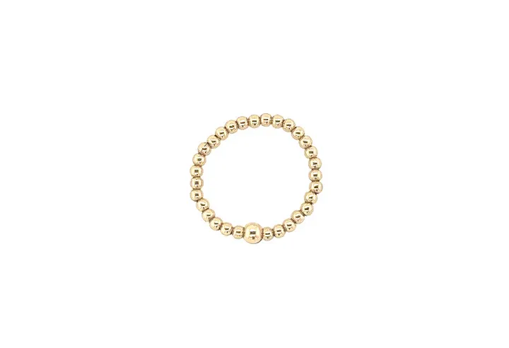 Classic Beaded Ring