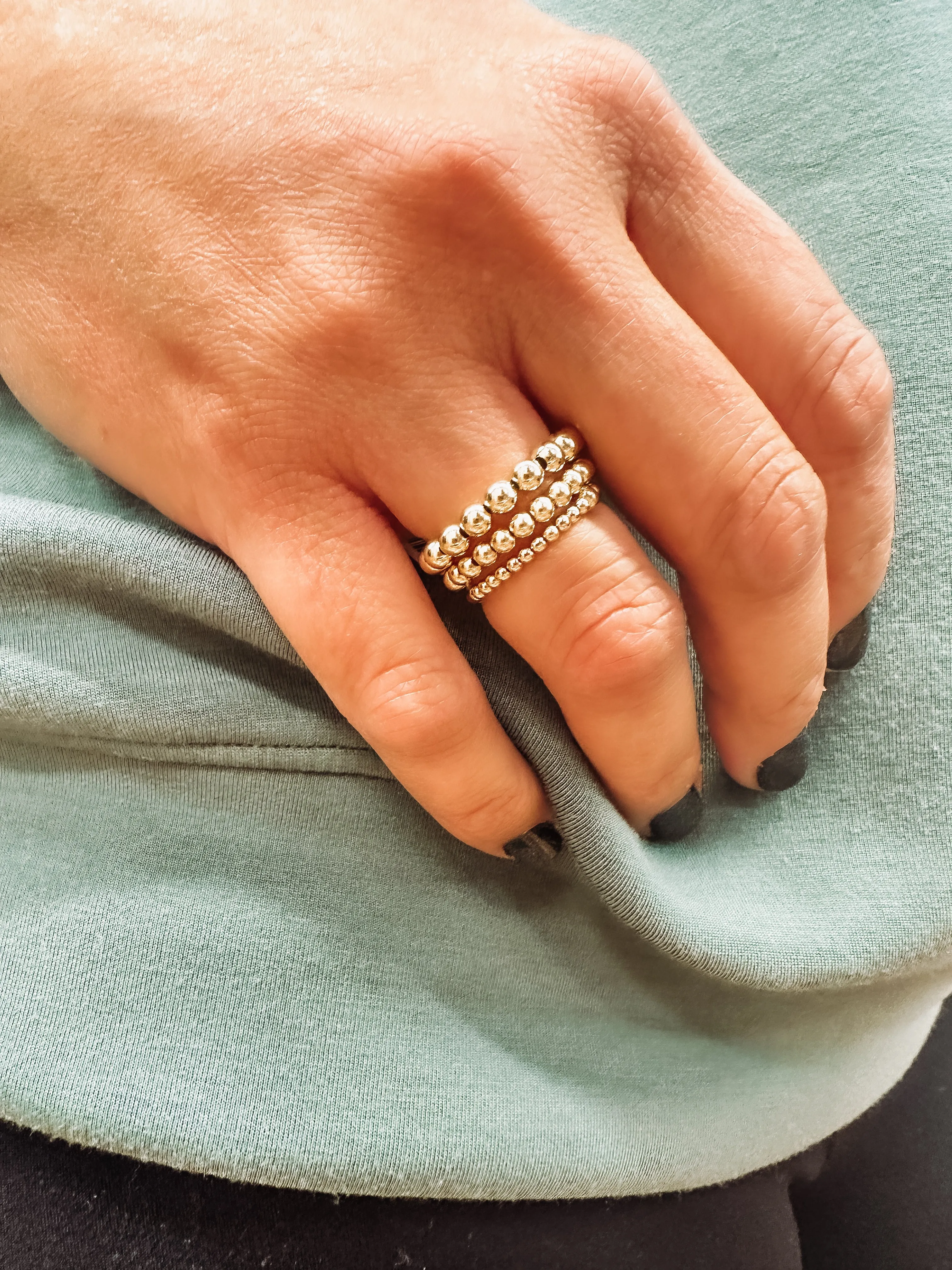 Classic Beaded Ring