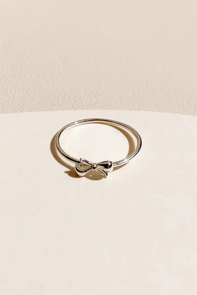 Classic Bow Ring (925 Silver)