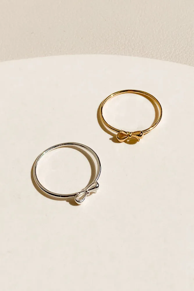 Classic Bow Ring (925 Silver)