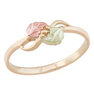 Classic Foliage III - Black Hills Gold Ladies Ring