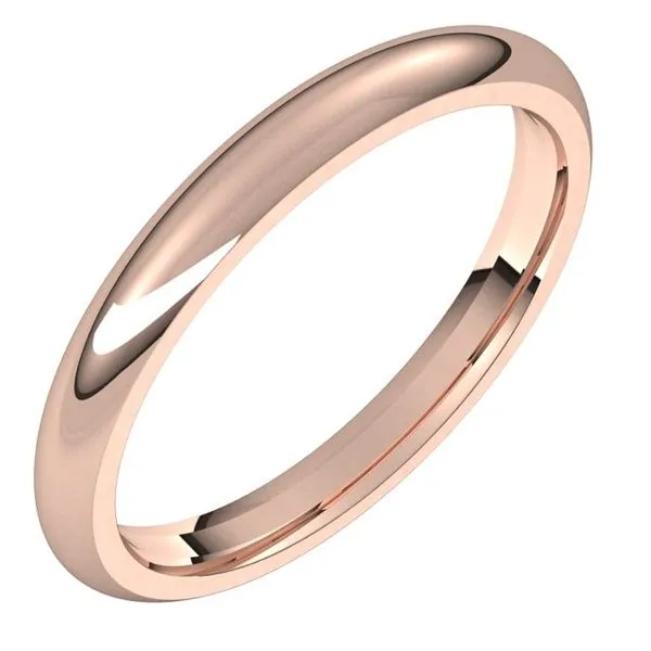 Classic Half Round Wedding Band
