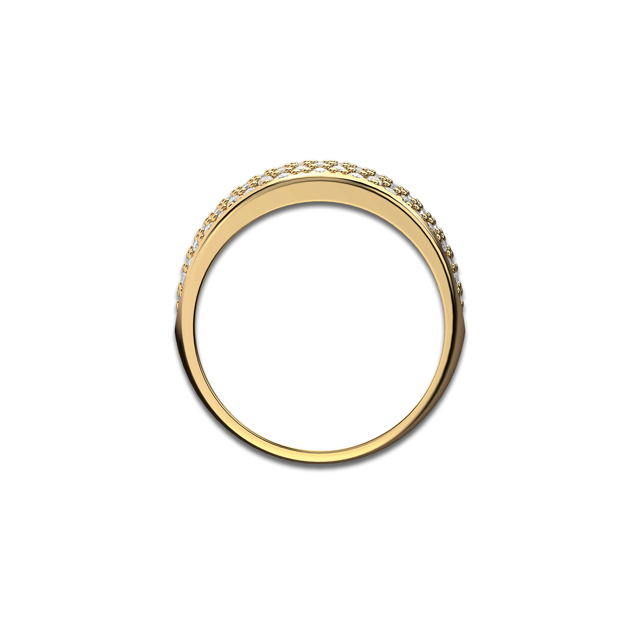 Classic Pavé Diamond Dome Ring