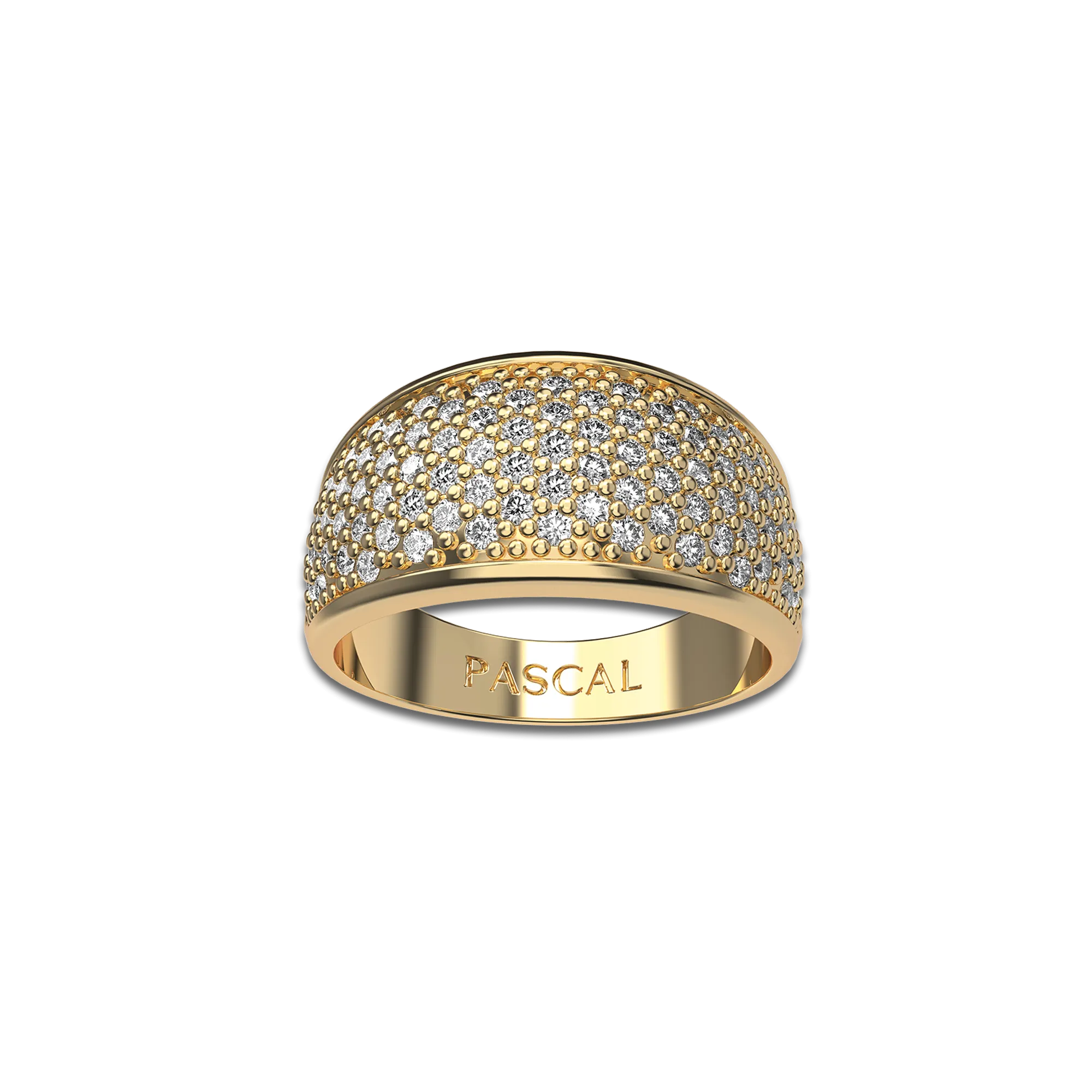 Classic Pavé Diamond Dome Ring