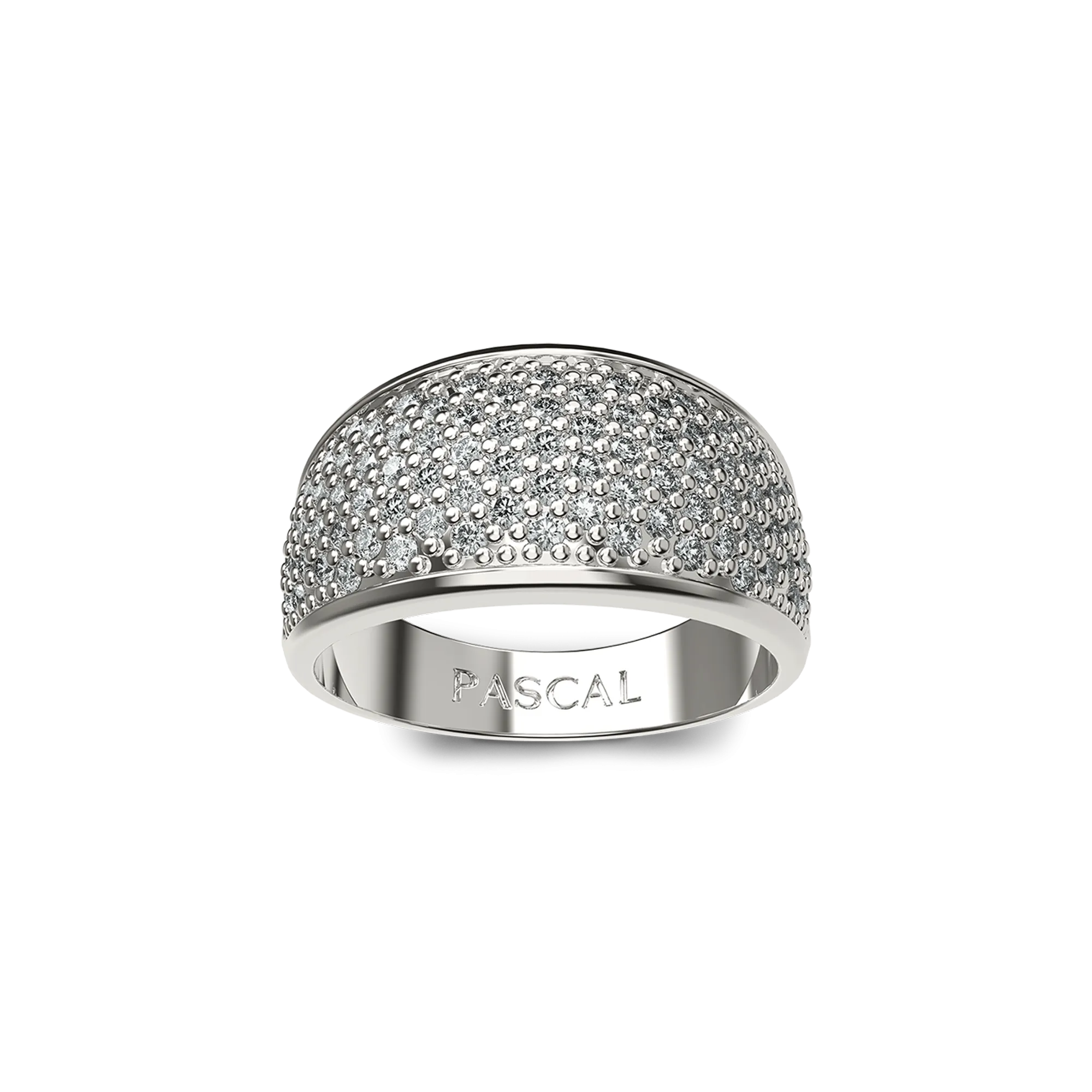 Classic Pavé Diamond Dome Ring