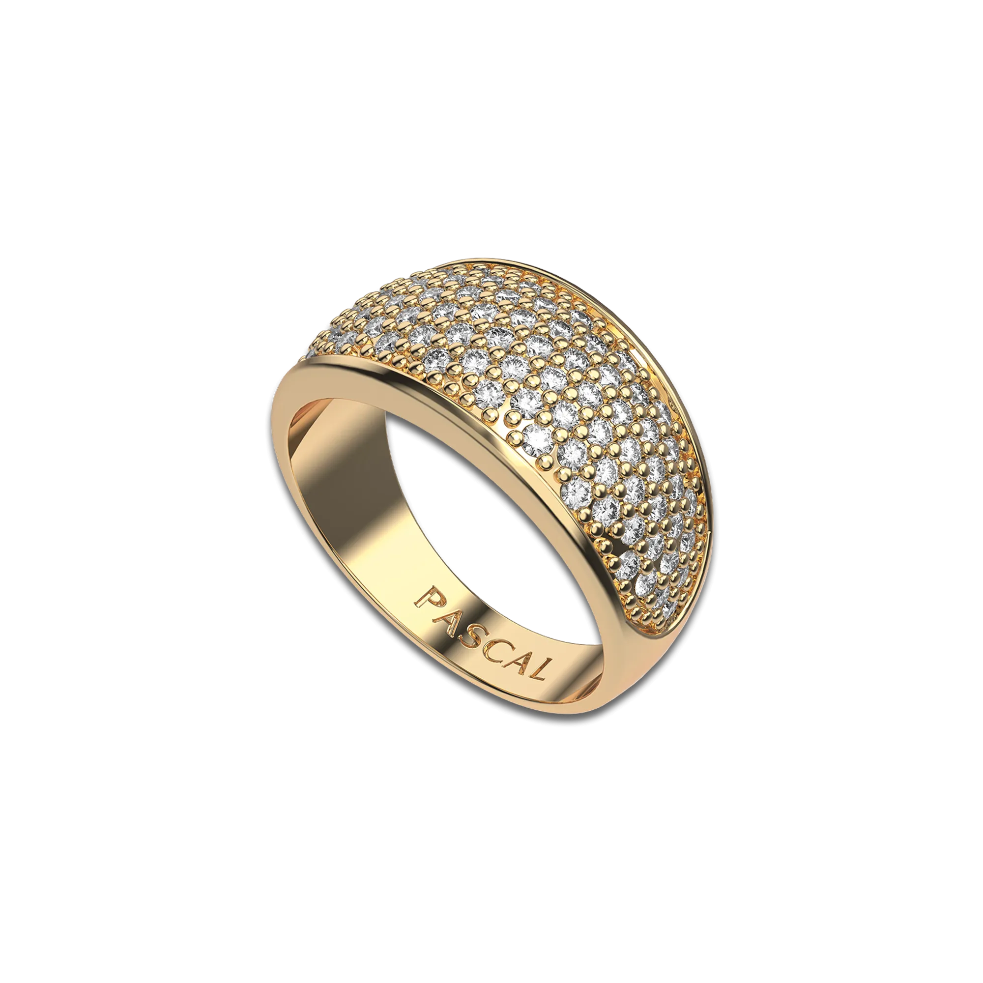 Classic Pavé Diamond Dome Ring
