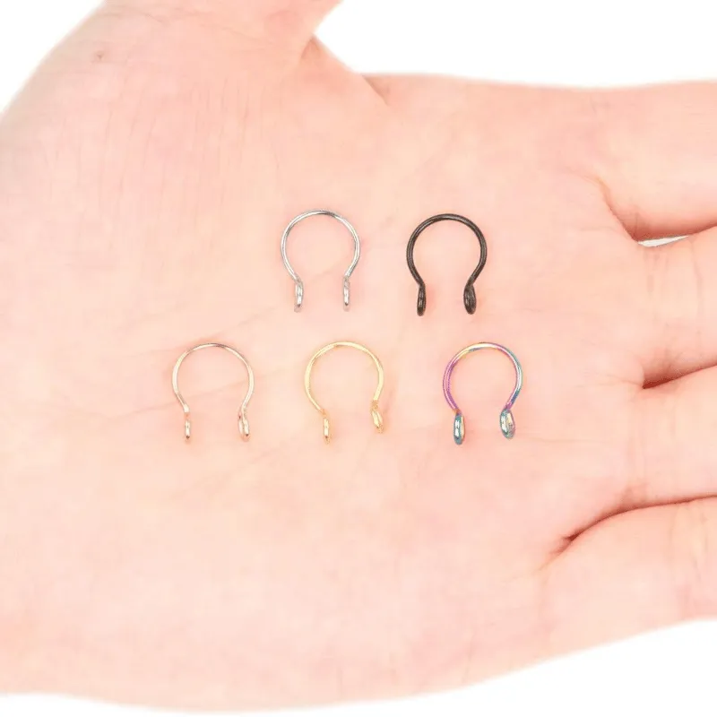 Classic Septum & Nose Rings (No Piercing Required)