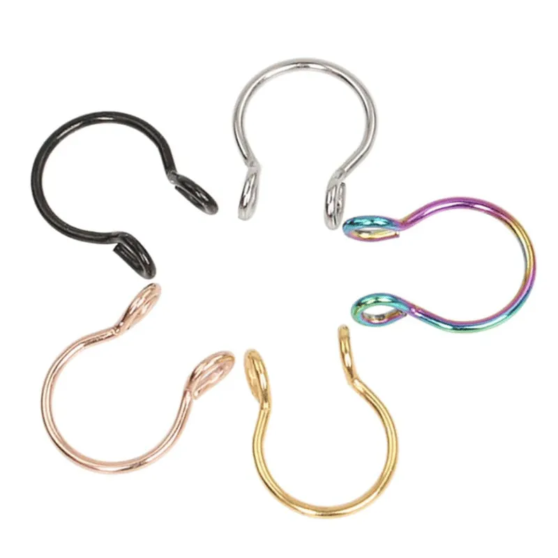 Classic Septum & Nose Rings (No Piercing Required)