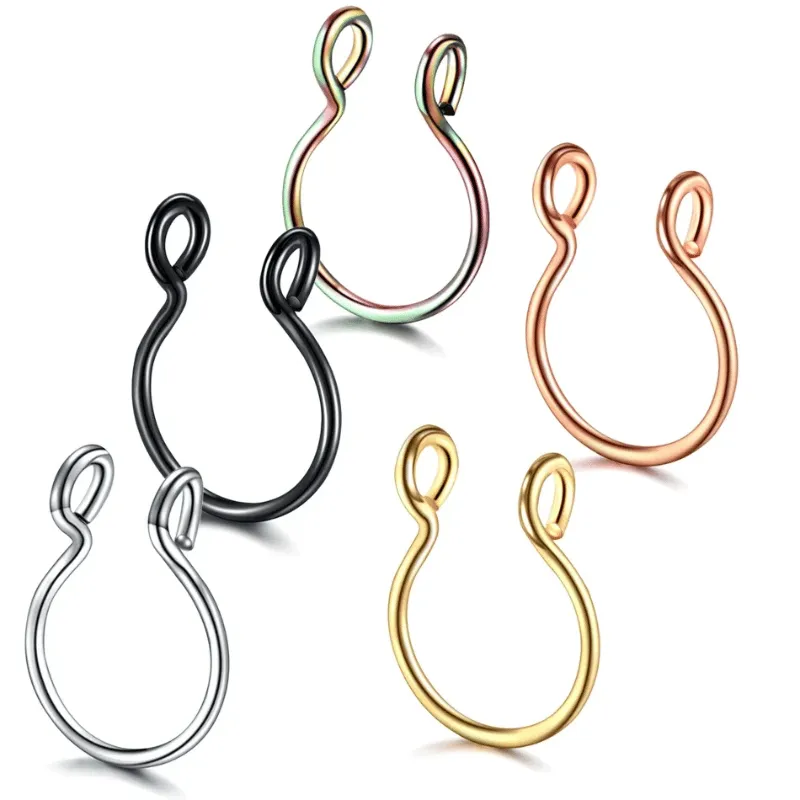 Classic Septum & Nose Rings (No Piercing Required)