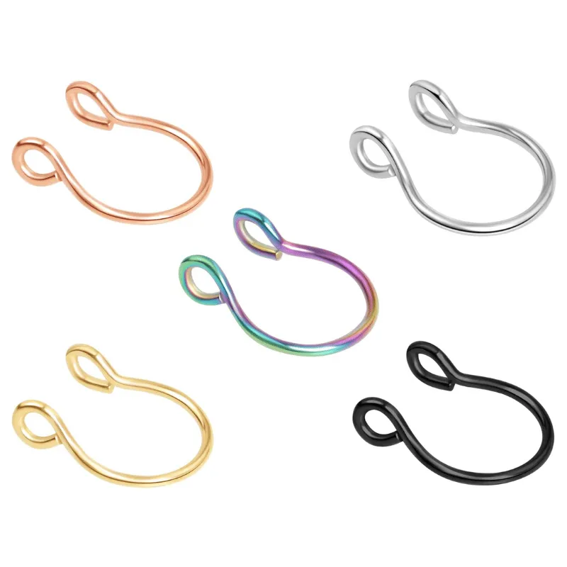 Classic Septum & Nose Rings (No Piercing Required)