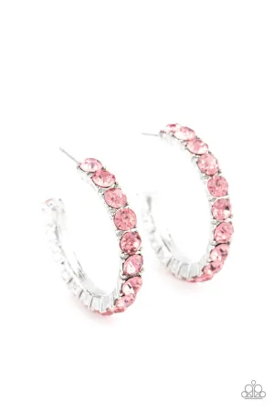 CLASSY is in Session Pink Paparazzi Earrings