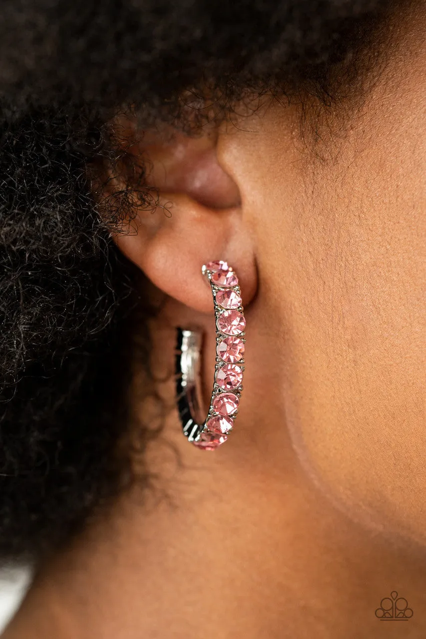 CLASSY is in Session Pink Paparazzi Earrings