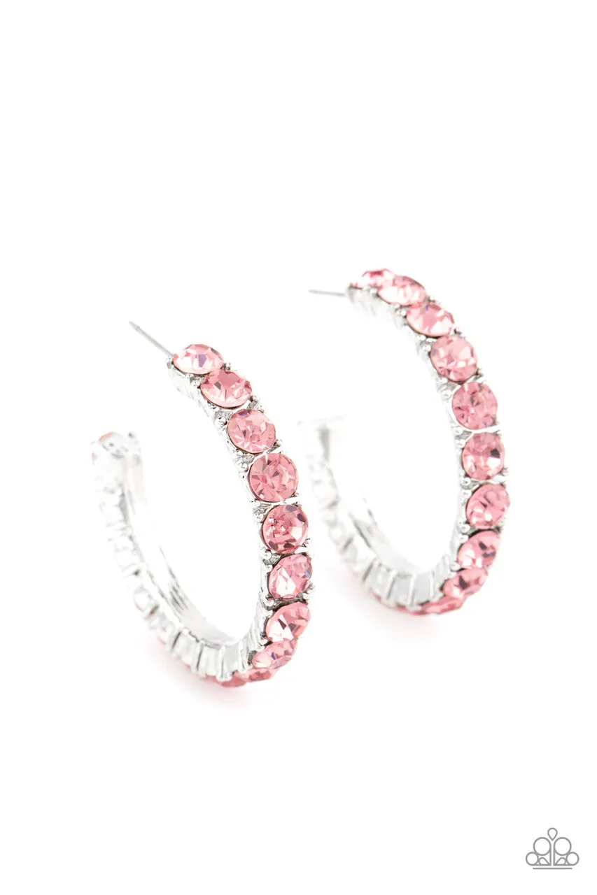 CLASSY is in Session Pink Paparazzi Earrings