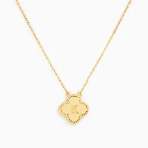Clover Initial Necklace