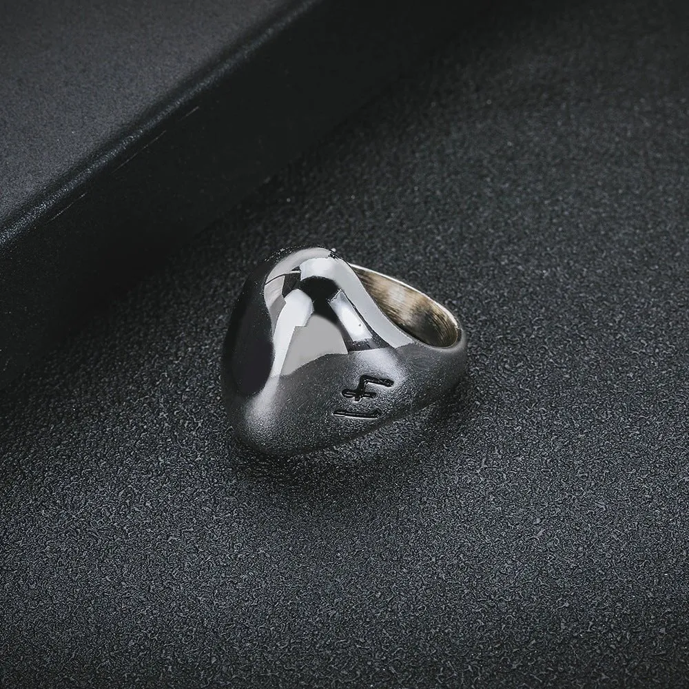 Cobblestone Love Personalized Couples Ring Set