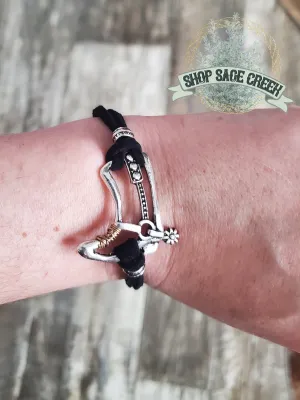 Corded Boot Bracelet