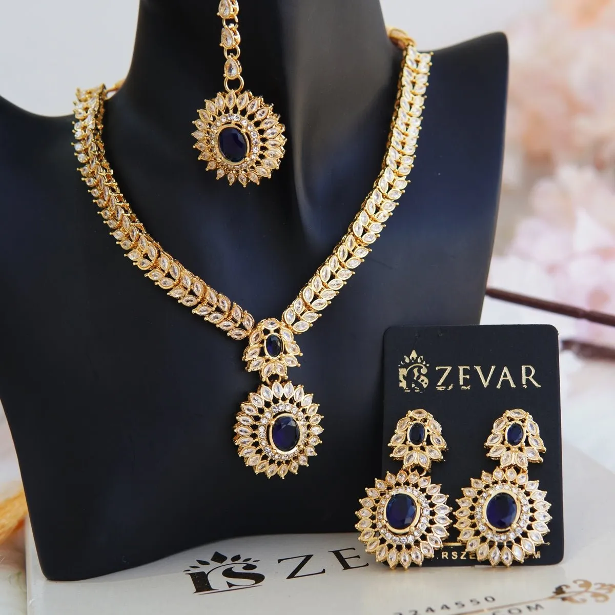 Cubics Partywear Necklace Set