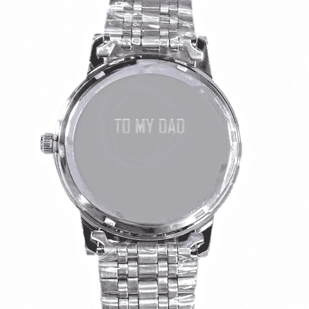 Custom Photo Wristwatch Arabic Numerals Scale Couple Watch Personalized Quartz Watch for Men & Women