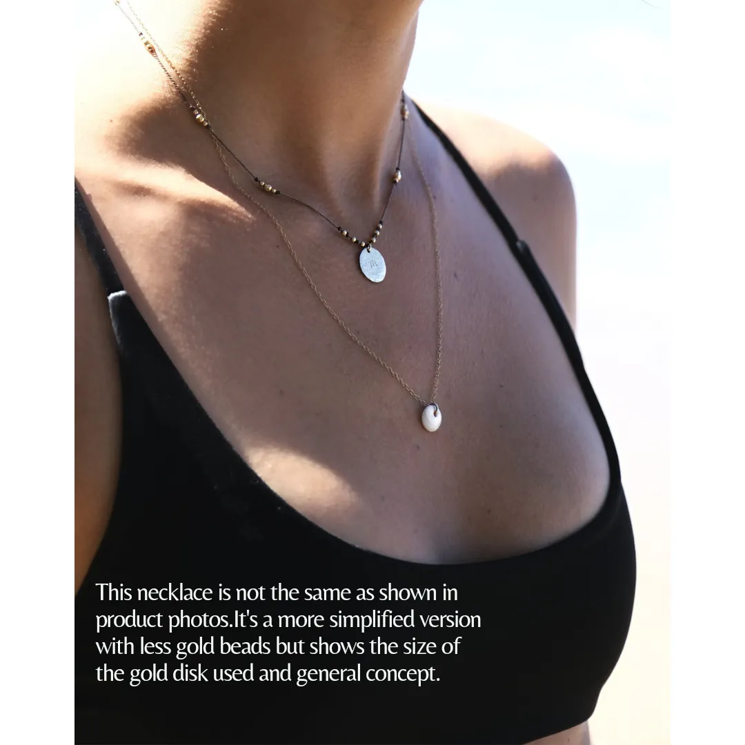 Customizable Luxe Gold Coin Necklace
