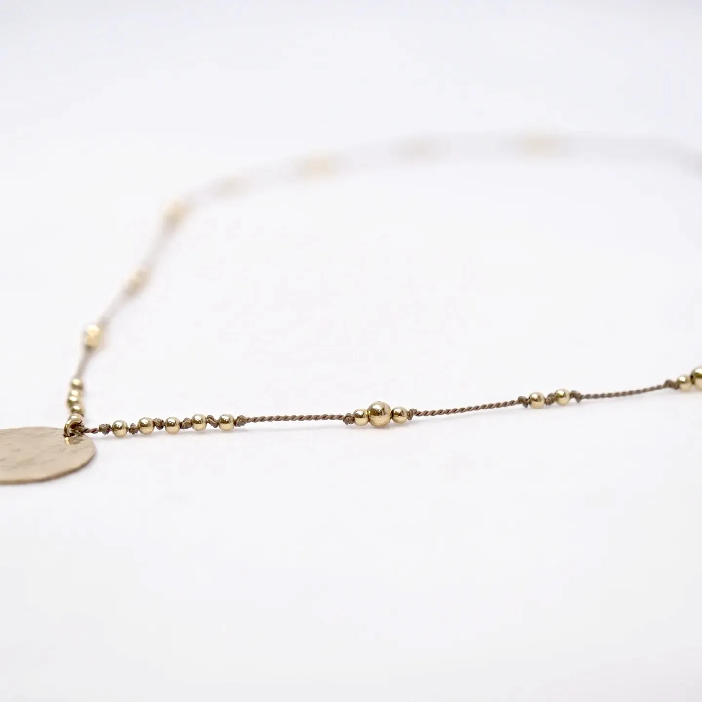 Customizable Luxe Gold Coin Necklace