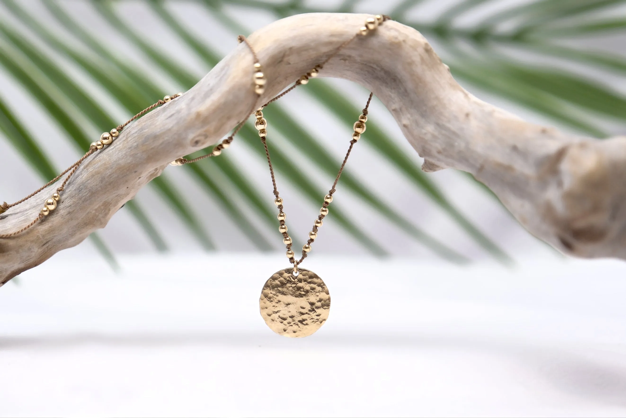 Customizable Luxe Gold Coin Necklace