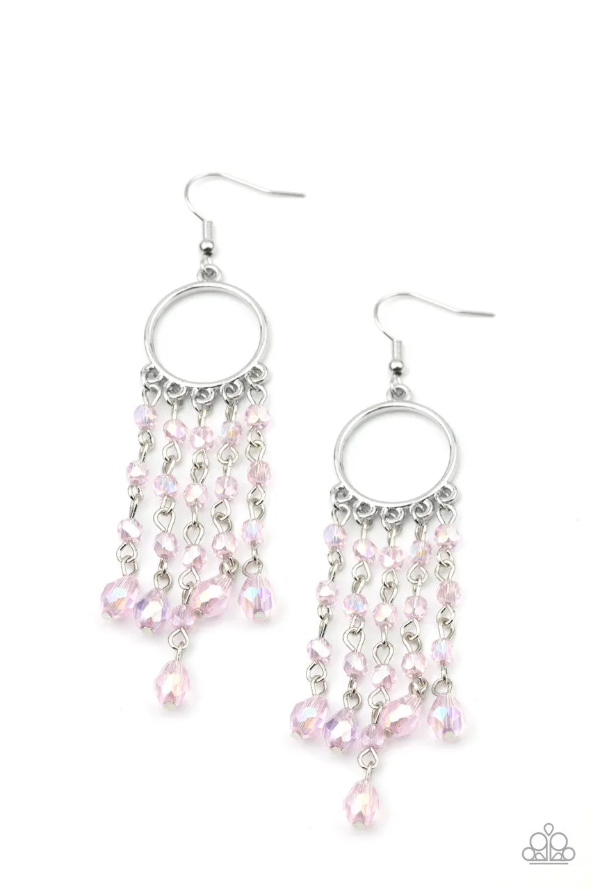 Dazzling Delicious Pink Paparazzi Earrings