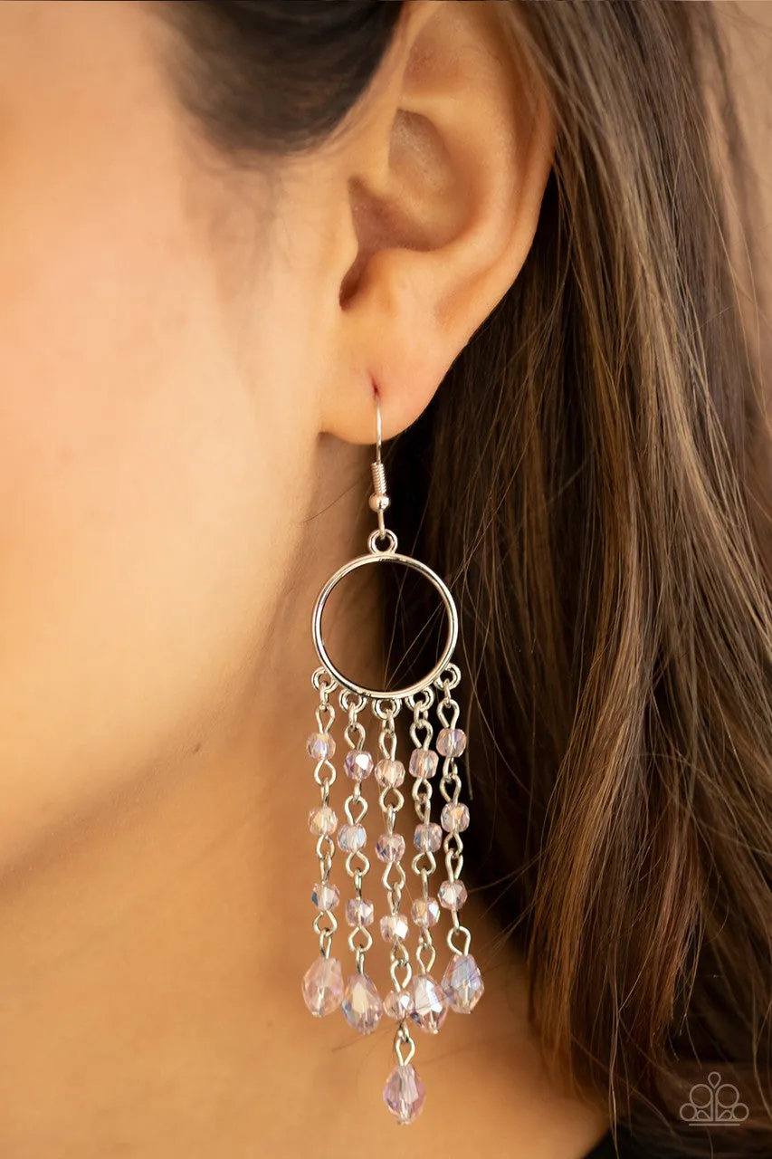 Dazzling Delicious Pink Paparazzi Earrings