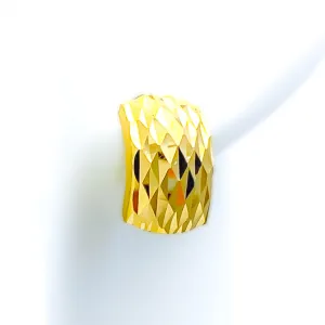 Dazzling Elevated 22k Gold Earrings