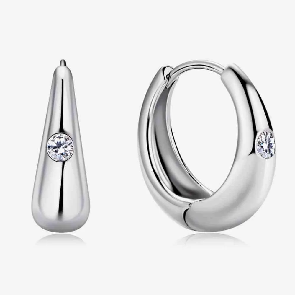 Dazzling Moissanite Hoop Earrings