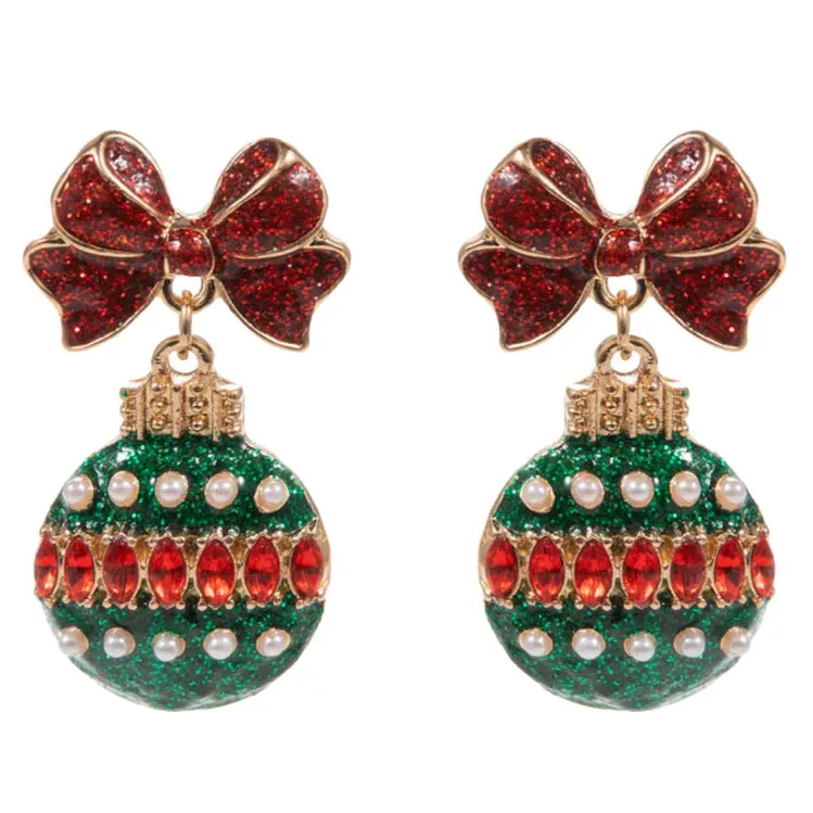 DAZZLING ORNAMENT EARRINGS
