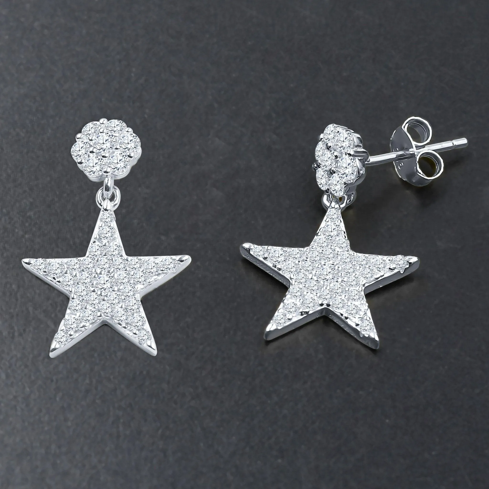 DAZZLING SILVER EARRINGS | BMW9214291