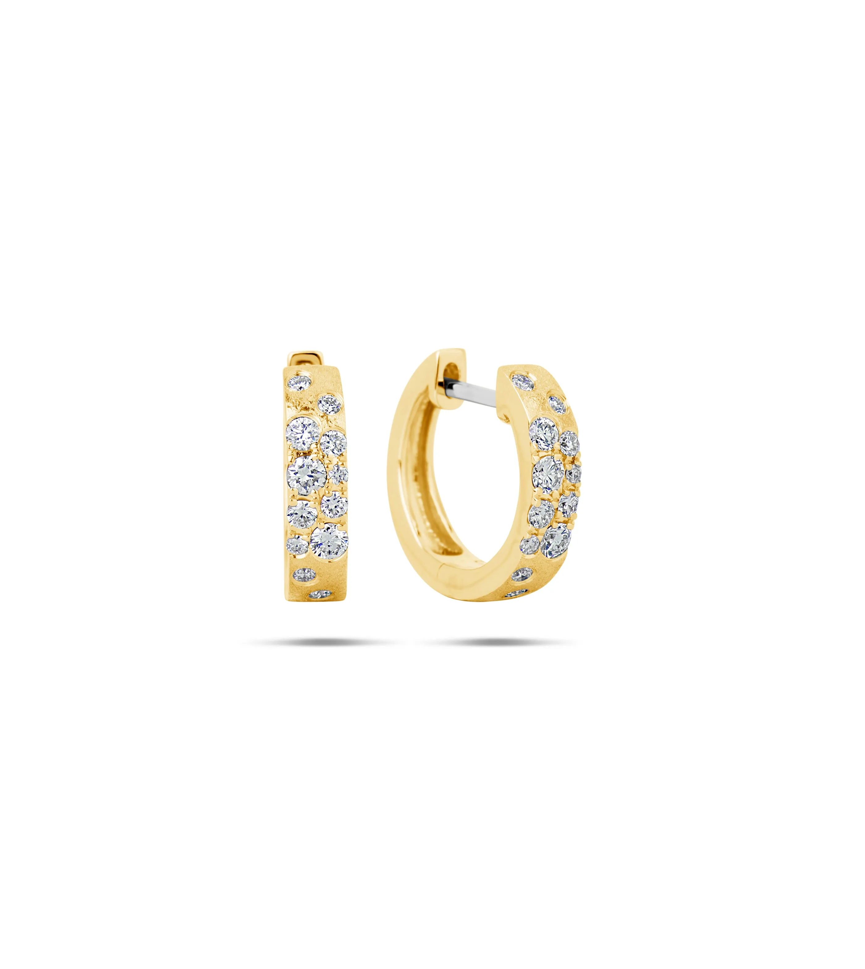 Diamond Celestial Huggie Earring