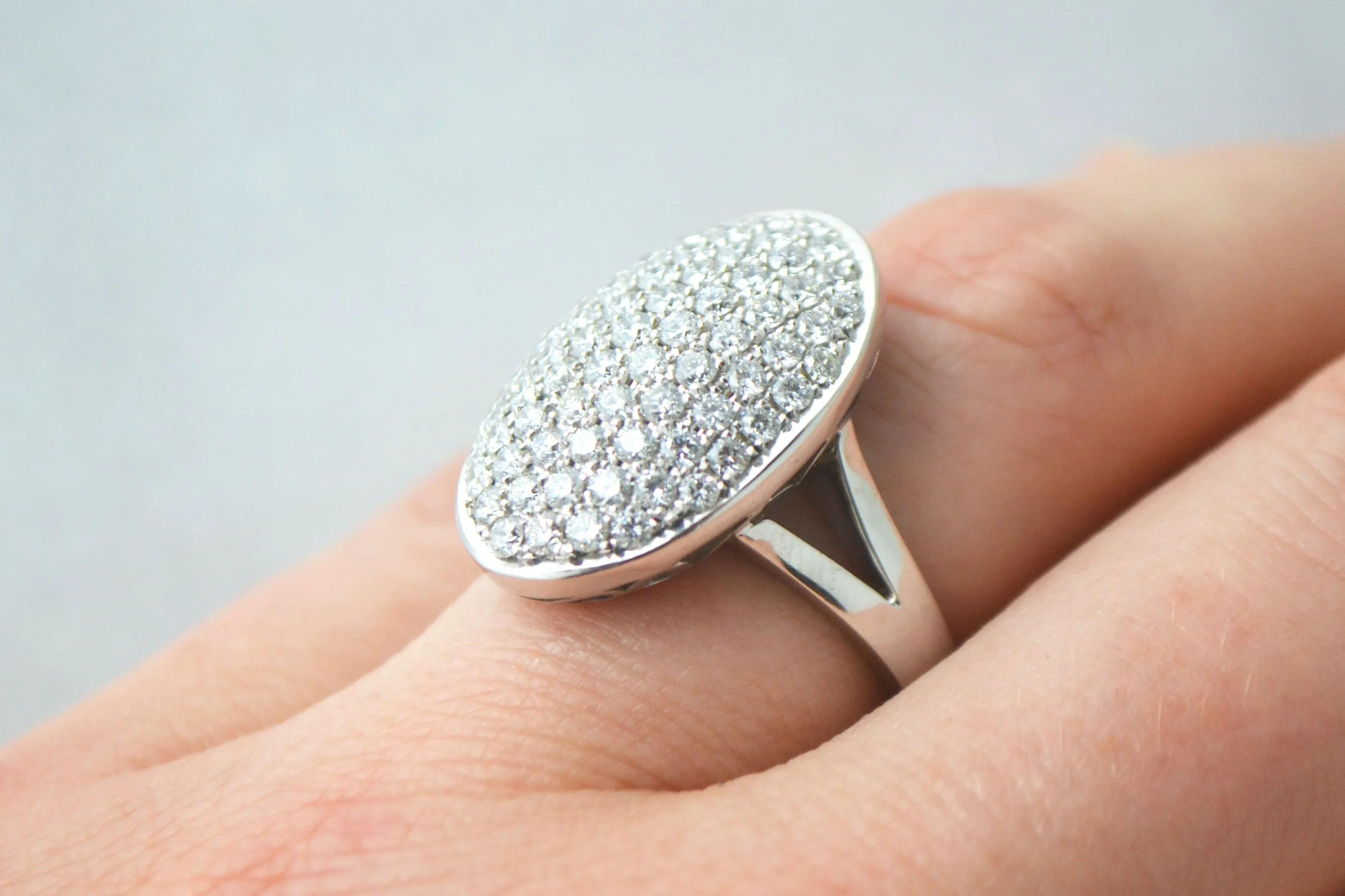 Diamond Disc Ring