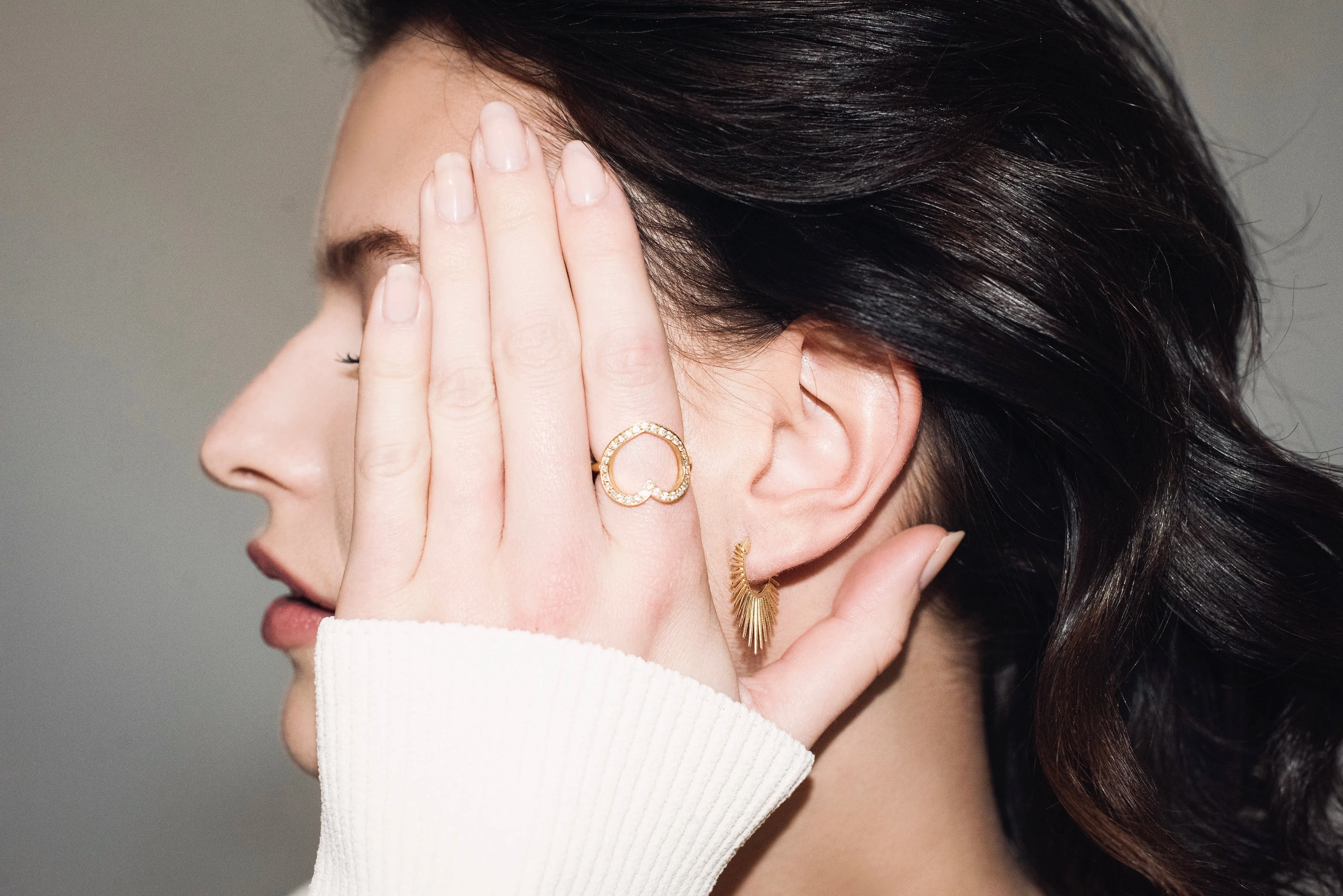 Diamond Heart Ring