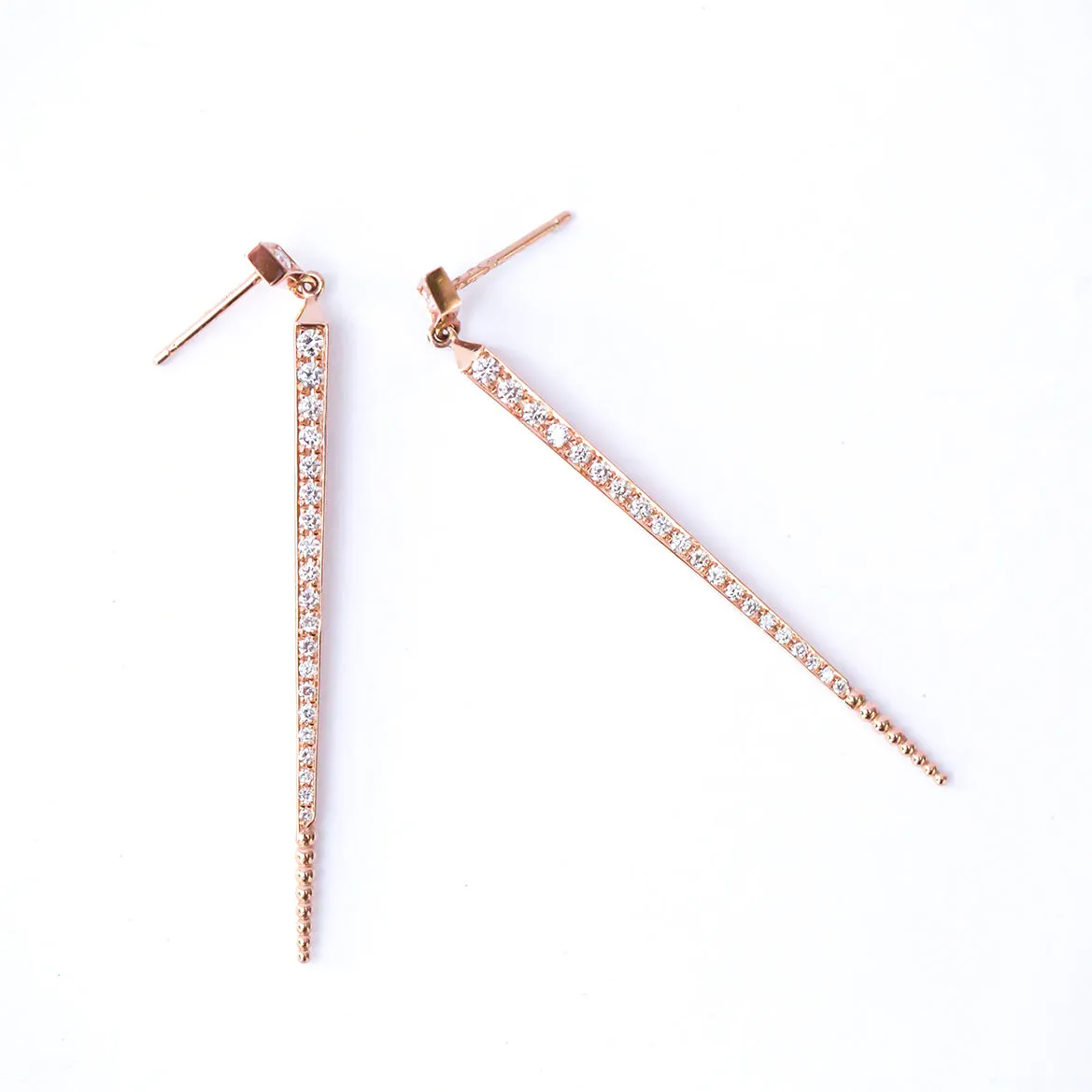 Diamond Spike Earrings