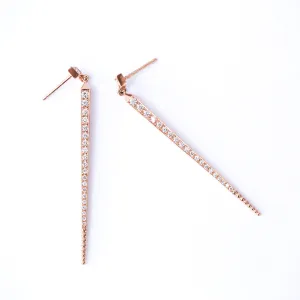 Diamond Spike Earrings