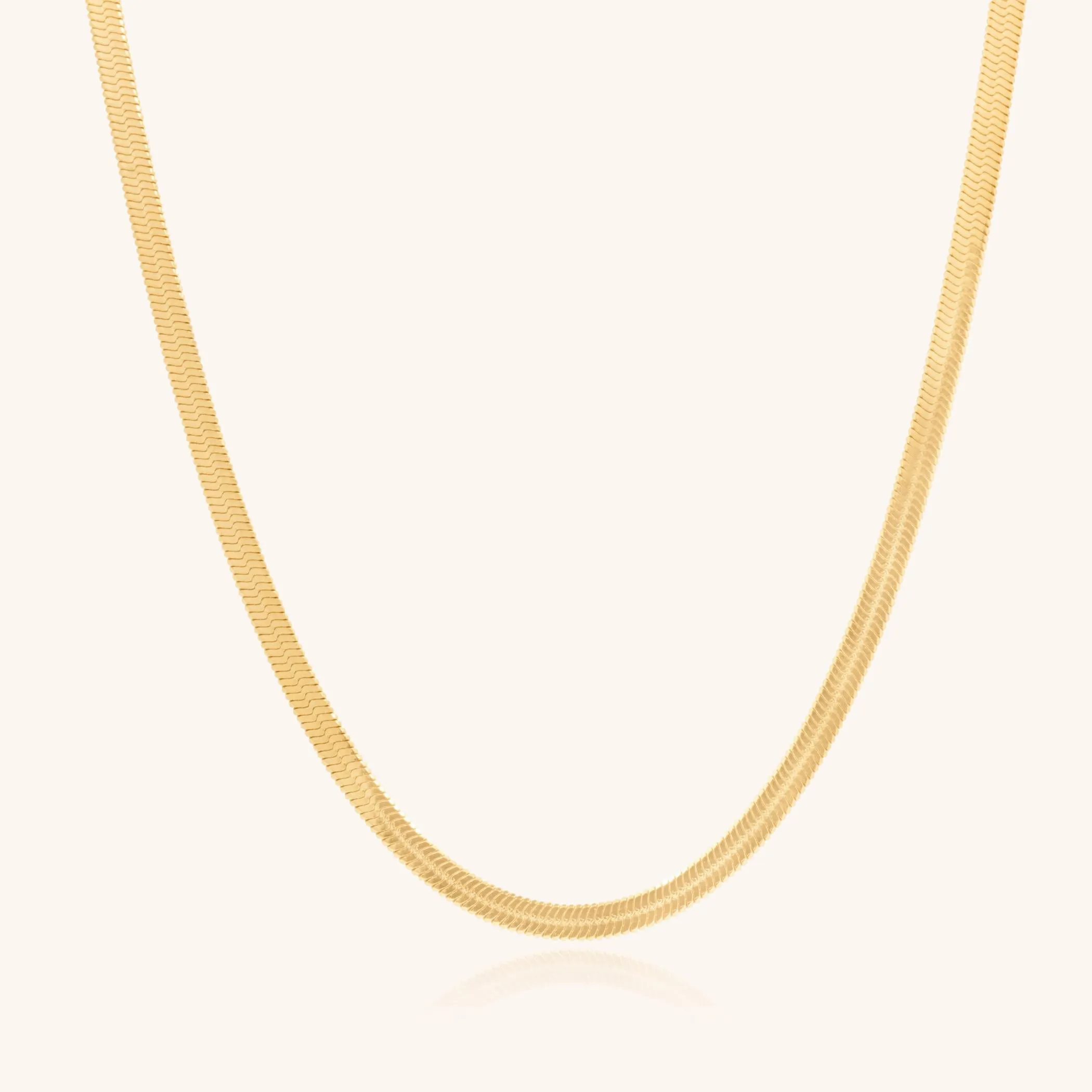 Dillion Snake Chain Necklace, Gold