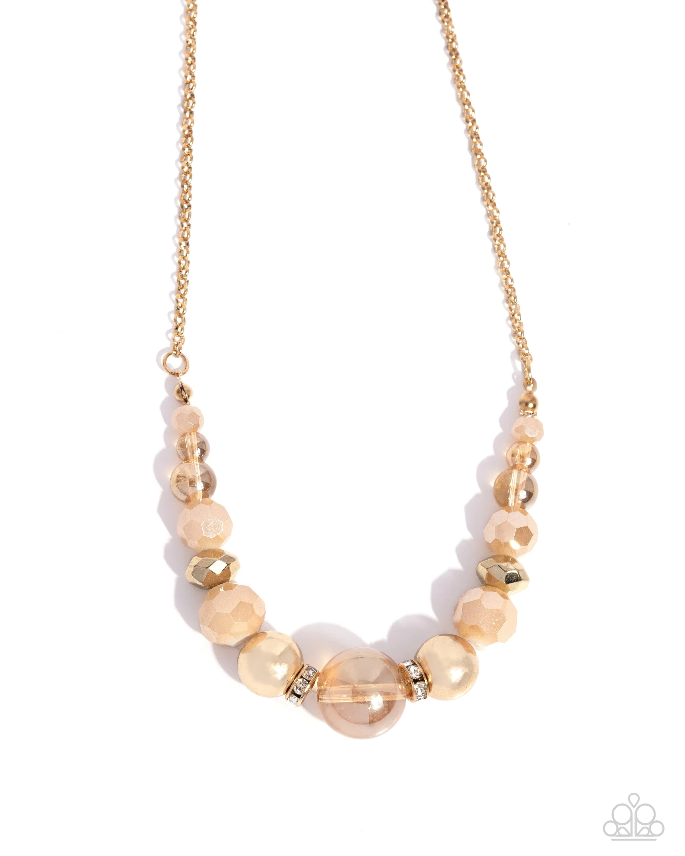 Disco Date - Gold Necklace