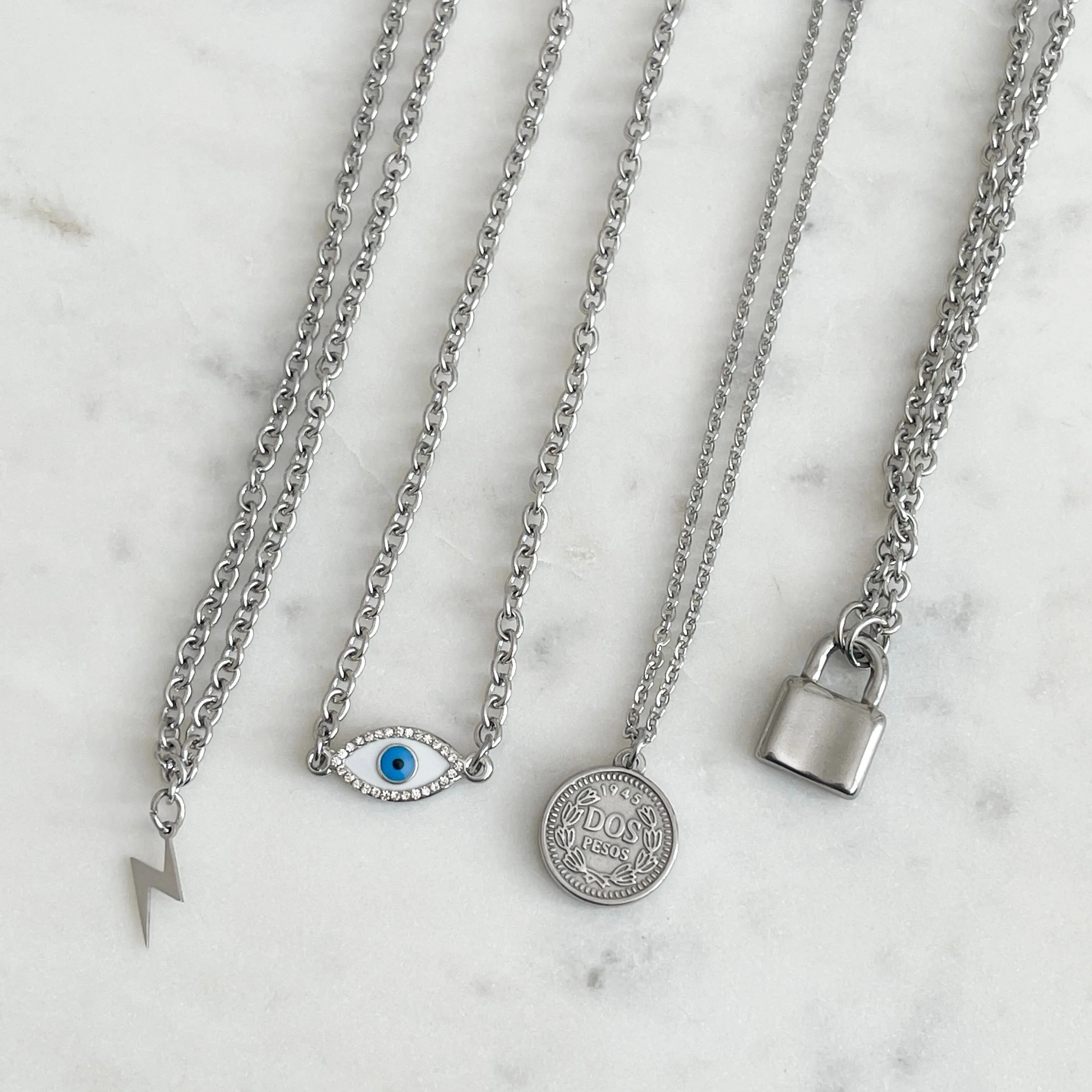 Drop Charm Necklace