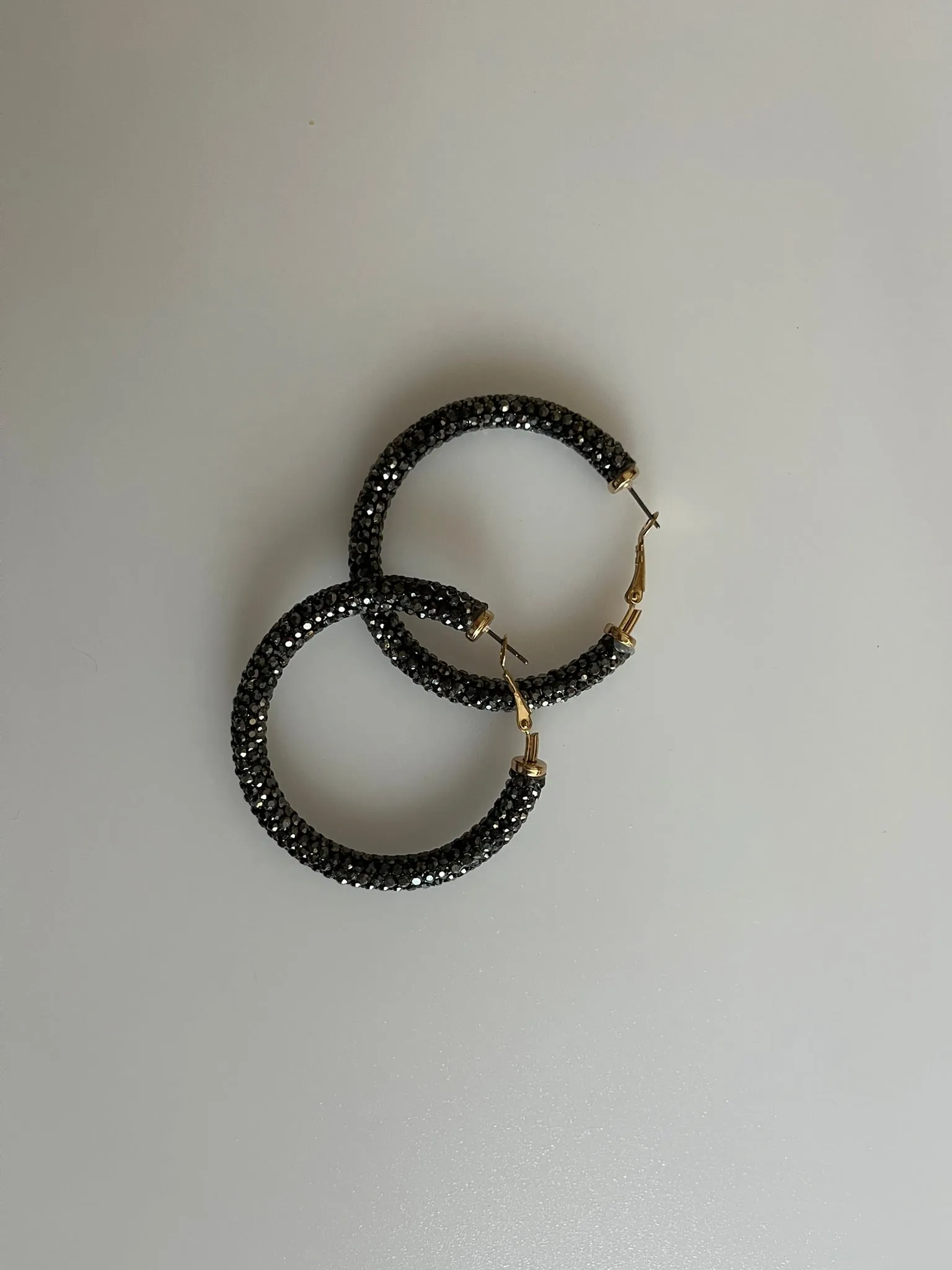 Earrings - Dazzling - Black