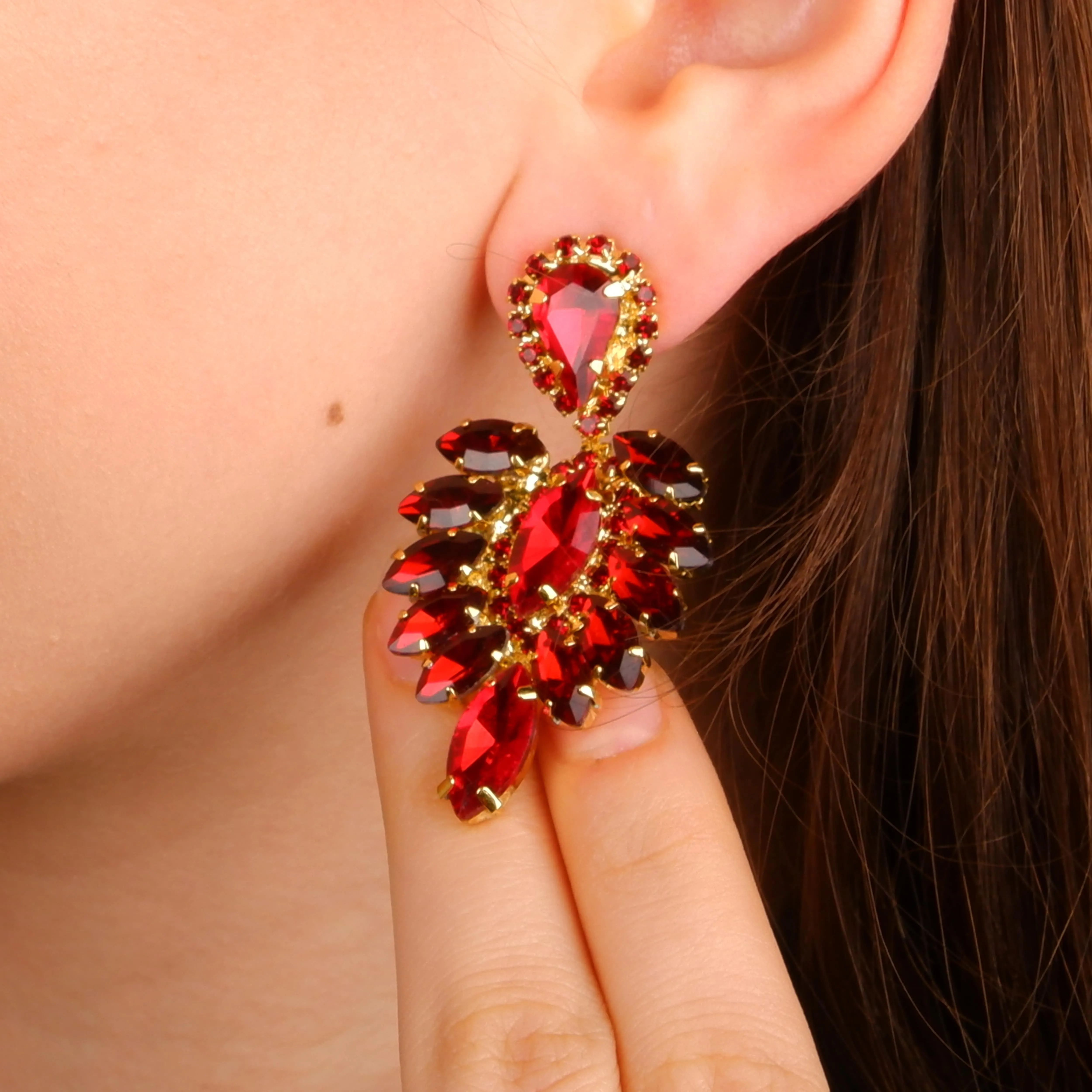 Elegant Dangle Crystal Earrings