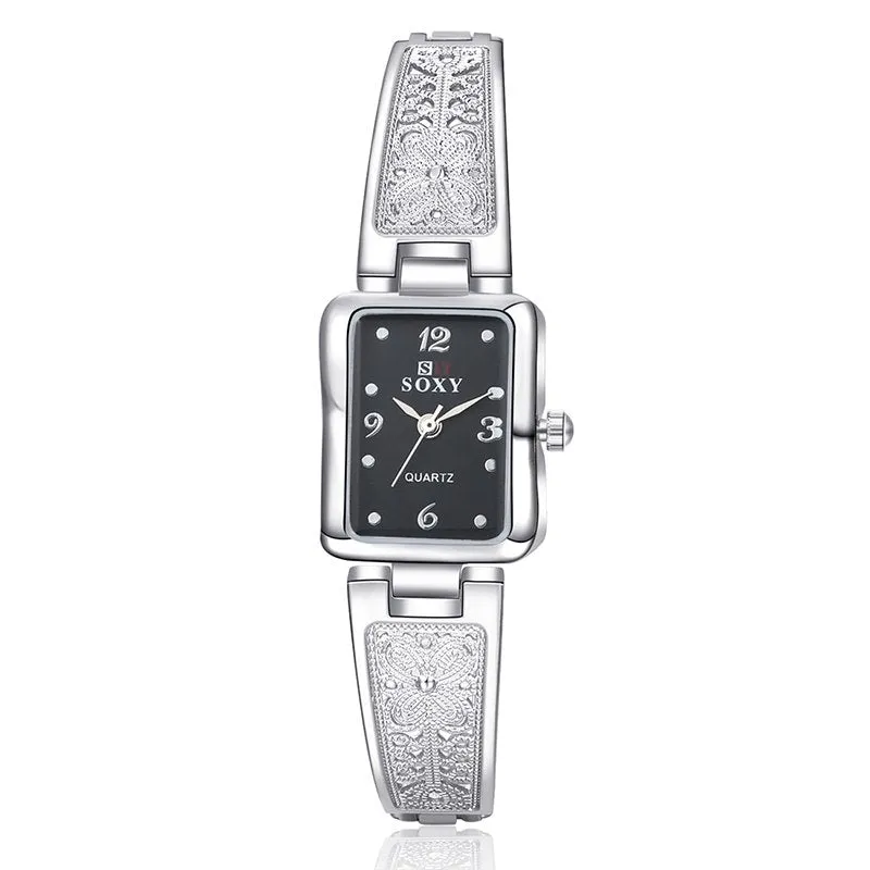 Elegant Floral Lace Bracelet Watches