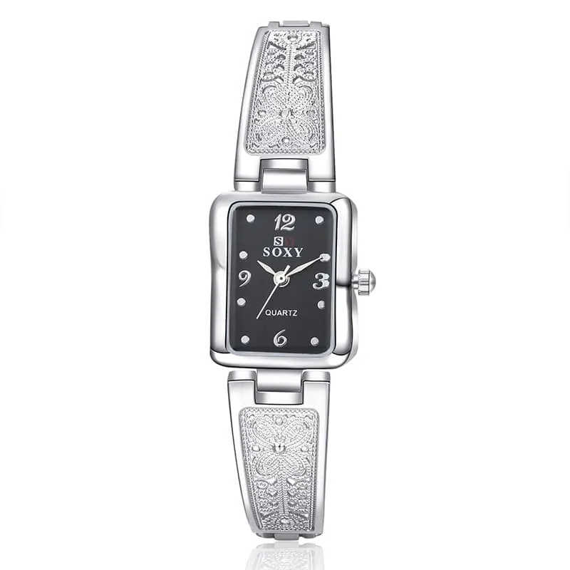 Elegant Floral Lace Bracelet Watches