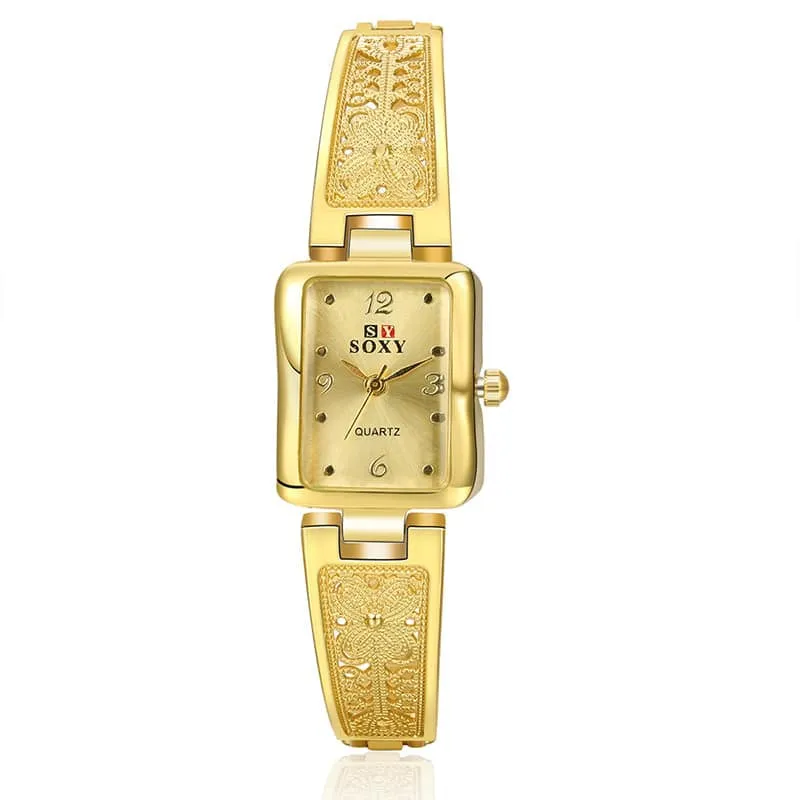 Elegant Floral Lace Bracelet Watches